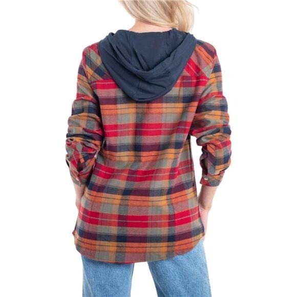 Legendary Whitetails Women's Lumber Jane Hooded Flannel Shirt - Picture 3 of 7